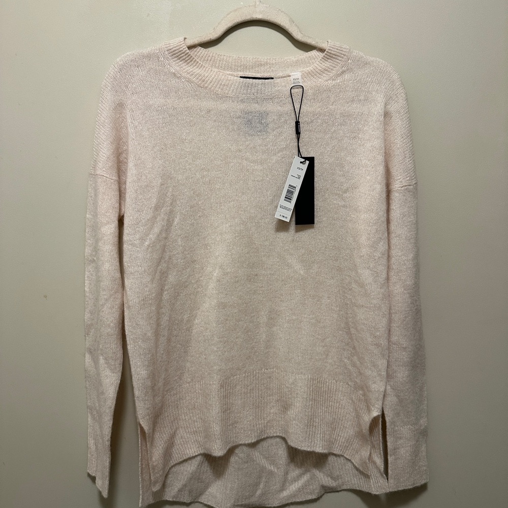 Tahari 100% Cashmere Sweater in Creamy Heather